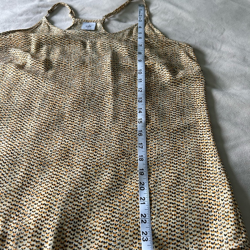 CAbi Beige Patterned Camisole Top - Picture 3 of 5